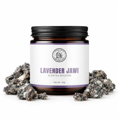 Lavender Jawi Benzoin Incense | Floral Scented Jawi Chunks