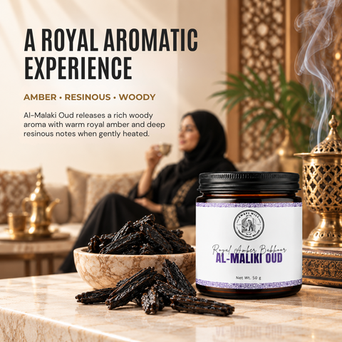 Al-Malaki Oud | Royal Amber & Dark Resin Bakhoor