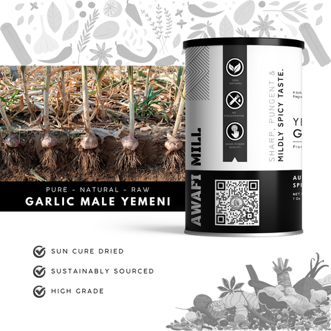 Yemeni Male Garlic | Thoom Dhakar | Allium sativum