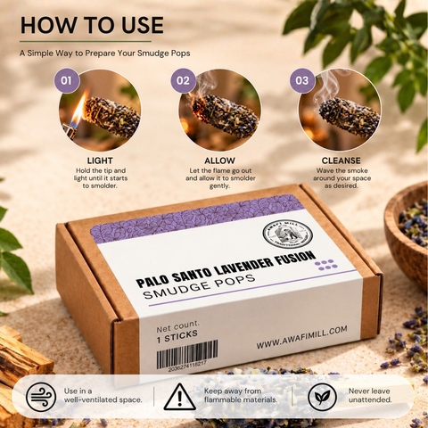 Palo Santo Lavender Fusion Smudge Pop