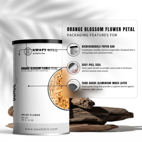 Orange Blossom Petals | Zahr Al Naranj | Citrus aurantium