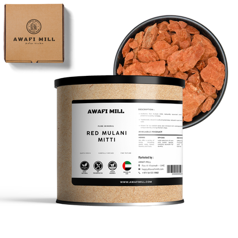 Red Multani Mitti Chunks | Natural Clay Lumps