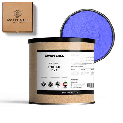 Indigo Dye Powder (Fine-Milled Wasma) - Indigofera Tinctoria