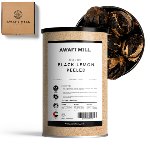 Peeled Black Lemon | Whole Lemon
