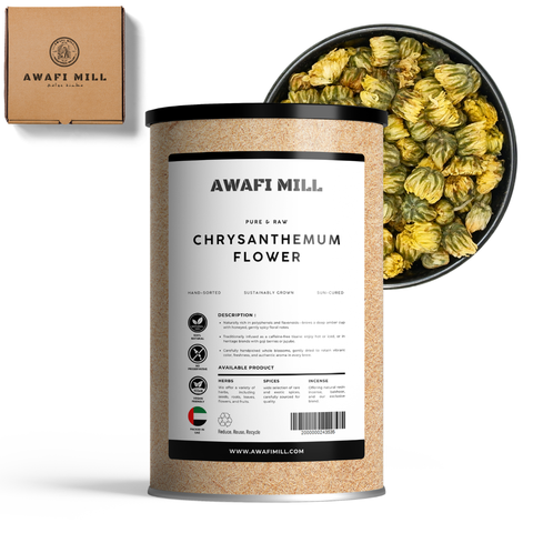 Snow Chrysanthemum Flowers Buds