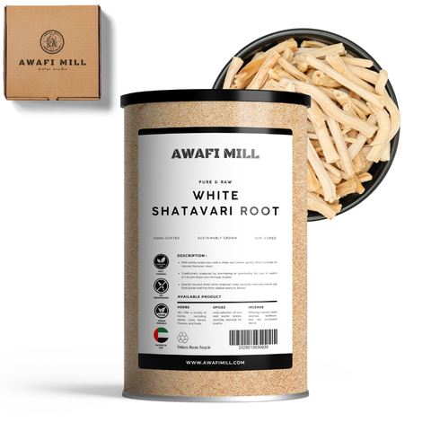 White Shatavari Root | Clean Mild Aroma | Traditional Culinary & Cultural Use