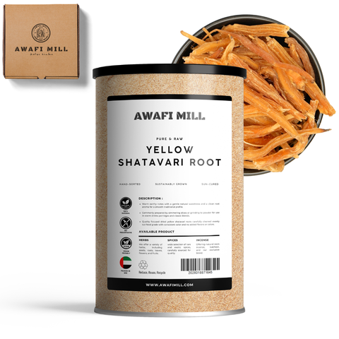 Yellow Shatavari Root | Dried Shatavari Pieces | Clean Earthy Aroma