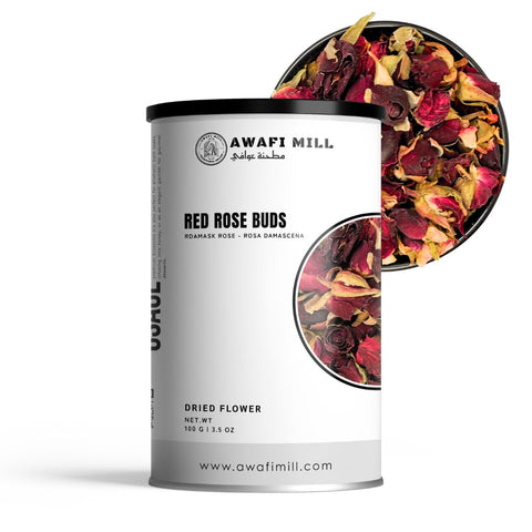 Red Rose Buds (Damask Rose) - Rosa Damascena