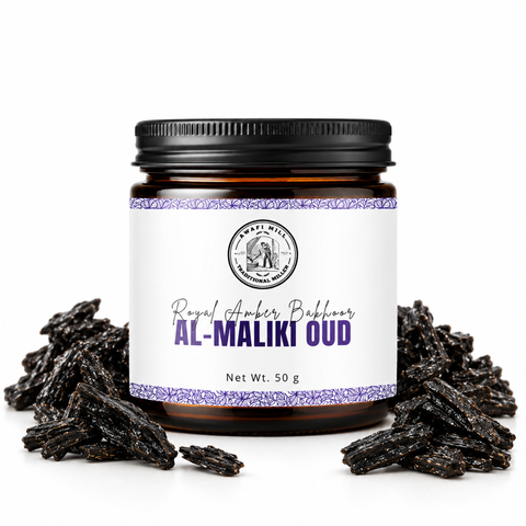Al-Malaki Oud | Royal Amber & Dark Resin Bakhoor