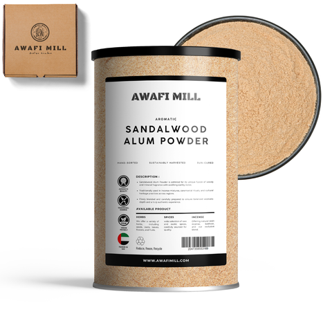 Sandalwood & Alum Powder | Fragrant Personal Care Powder