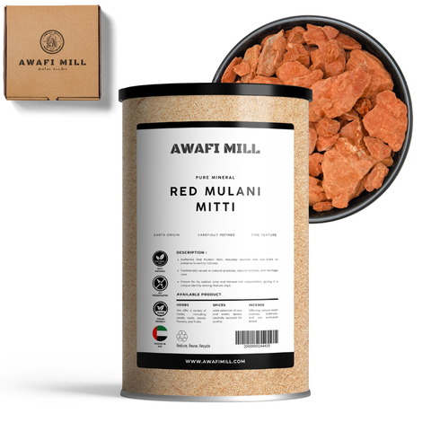 Red Multani Mitti Chunks | Natural Clay Lumps