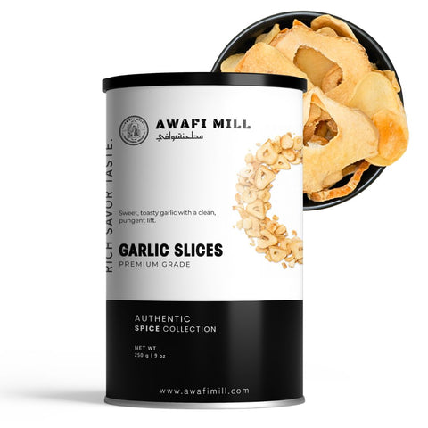 Dried Garlic Slices | Lahsun | Allium sativum