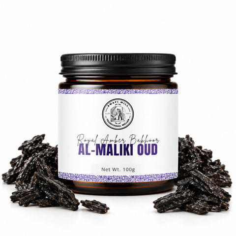 Al-Malaki Oud | Royal Amber & Dark Resin Bakhoor