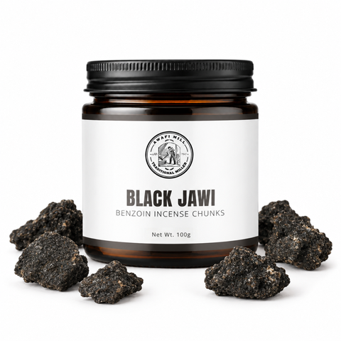 Black Jawi Incense | Jawi Aswad Benzoin Chunks