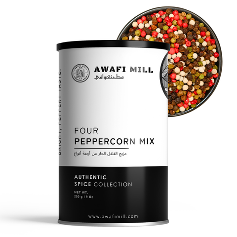 Four Peppercorn Mix | Black, White, Green & Pink Peppercorns