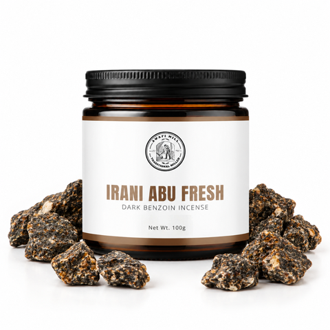 Irani Abu Fresh Jawi Incense | Dark Benzoin Chunks