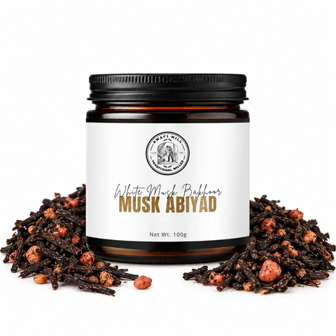 Musk Abiyad Oud Bakhoor | White Musk & Luban Blend