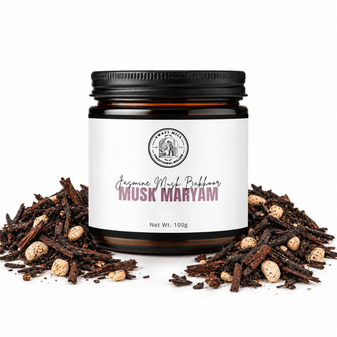 Musk Maryam Oud Bakhoor | Jasmine, Musk & Sandalwood