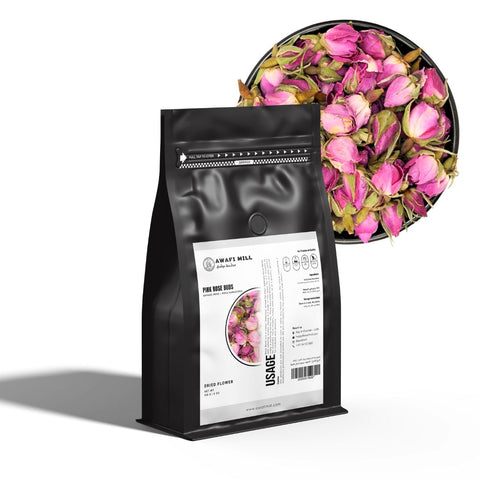 Pink Rose Buds (Damask Rose) - Rosa Damascena