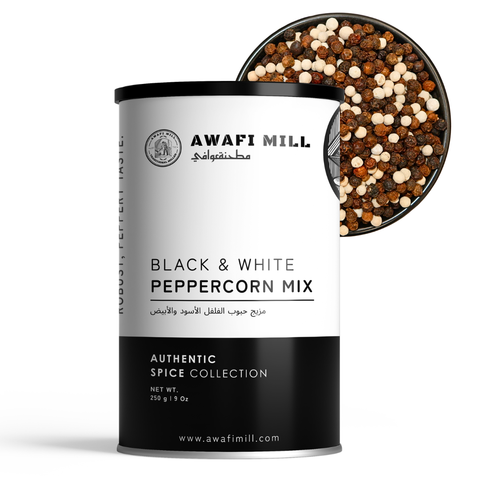 Black & White Peppercorn Mix | Two Pepper Blend | Piper nigrum