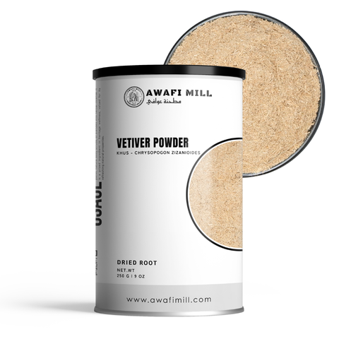 Vetiver Powder (Khus Powder) - Chrysopogon Zizanioides