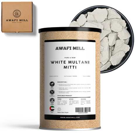 White Multani Mitti | Natural Fuller?s Earth Clay Stones