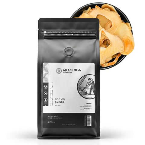 Dried Garlic Slices | Lahsun | Allium sativum