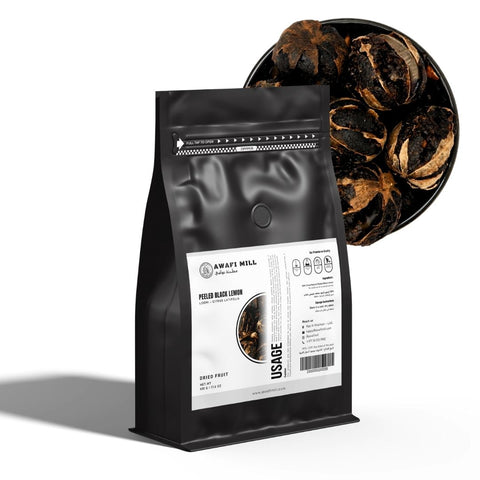 Peeled Black Lemon (Loomi Pulp) - Citrus Latifolia