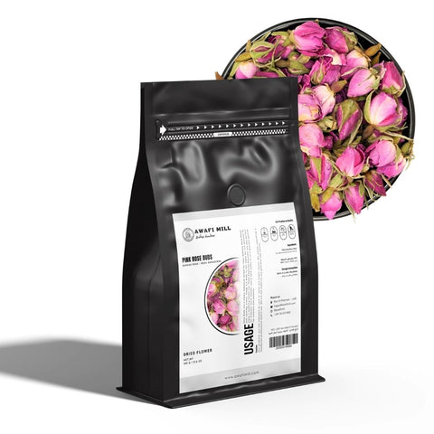 Pink Rose Buds (Damask Rose) - Rosa Damascena