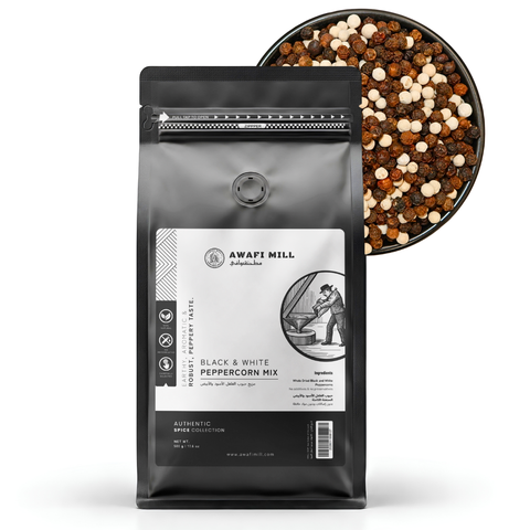 Black & White Peppercorn Mix | Two Pepper Blend | Piper nigrum