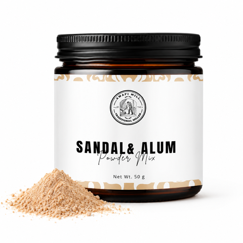 Sandalwood & Alum Powder | Fragrant Personal Care Powder