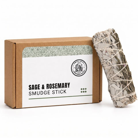 White Sage with Rosemary Smudge Stick | Botanical Bundle