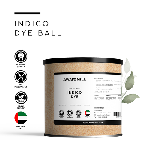 Traditional Indigo Dye Balls (Indigofera Tinctoria) – Authentic Fermented Botanical Dye for Artisans