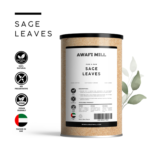 Sage Leaves (Maramia) - Salvia Officinalis