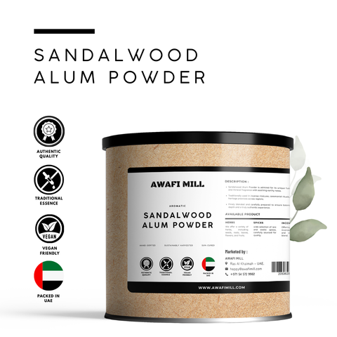 Sandalwood & Alum Powder | Fragrant Personal Care Powder