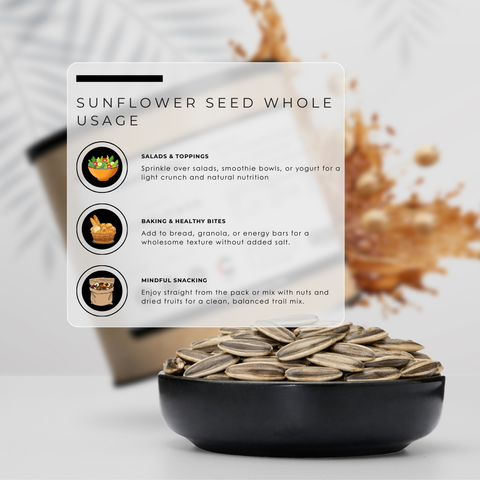 Roasted Unsalted Sunflower Seeds