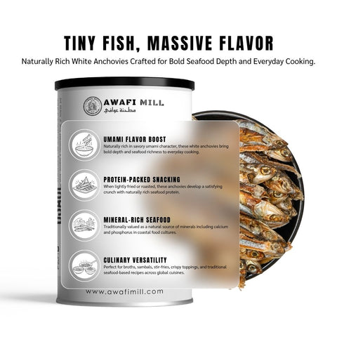 Nethili (White Anchovies) - Stolephorus