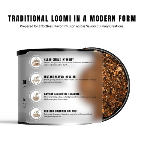 Brown Lemon Powder (Loomi Powder) - Citrus Latifolia