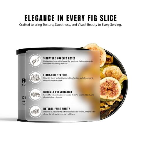 Fig Slices (Sliced Anjeer) - Ficus Carica