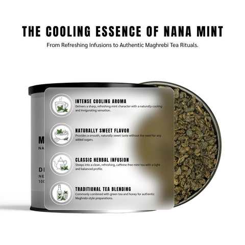 Moroccan Mint Leaves (Nana Mint) - Mentha Spicata