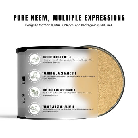 Neem Leaf Powder (Margosa / Indian Lilac) - Azadirachta Indica