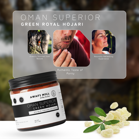 Oman Superior Green Hojari | Edible Frankincense
