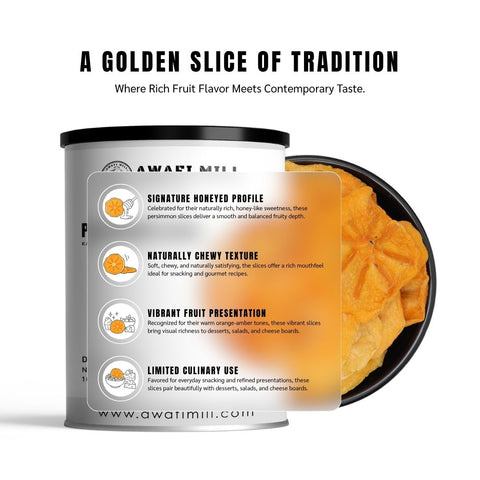 Persimmon Slices (Kaka Fruit / Khurman) - Diospyros Kaki