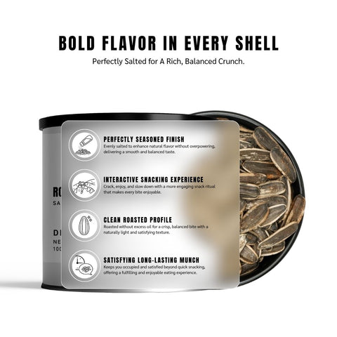 Roasted Sunflower Seeds (Salted, In-Shell) – Helianthus annuus