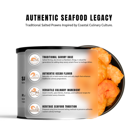 Salted Shrimp (Namkeen Jhinga) - Dried & Cured Prawns