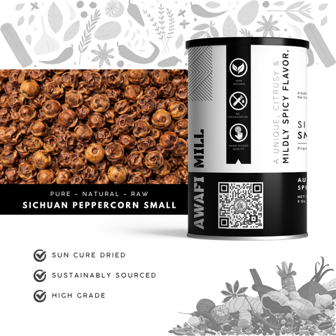 Small Sichuan Peppercorns | Authentic Spice | Mildly Spicy & Aromatic
