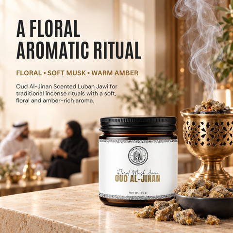 Oud Al-Jinan Scented Luban Jawi | Floral Musk & Amber