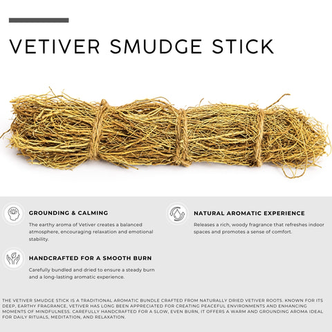 Vetiver Smudge Stick