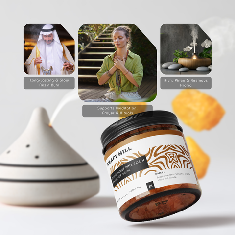 Colophony Pine Rosin bakhoor resin | Incense resin
