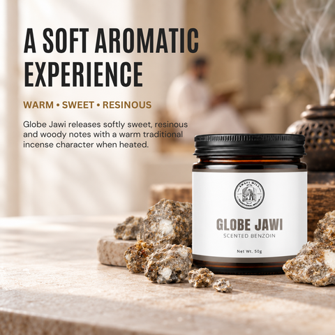 Globe Jawi Incense | Benzoin Resin Chunks